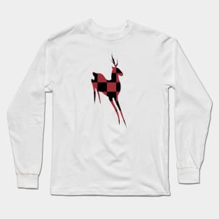 Black & Red Deer Long Sleeve T-Shirt